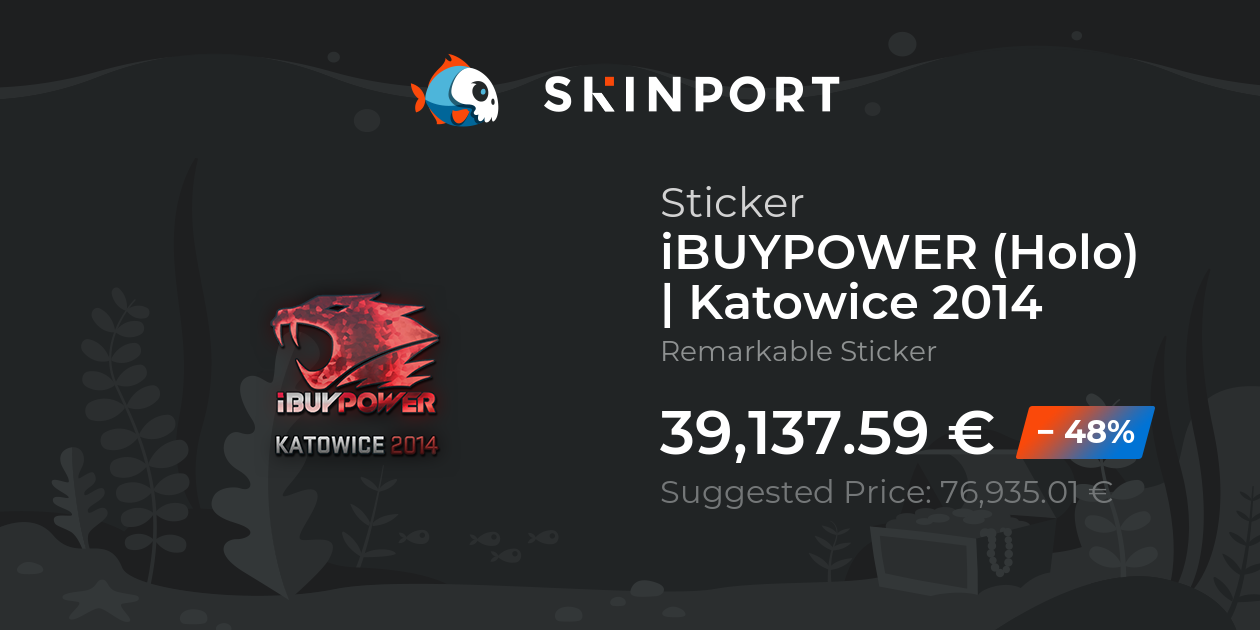 Sticker iBUYPOWER (Holo) Katowice 2014 CSGO Skinport