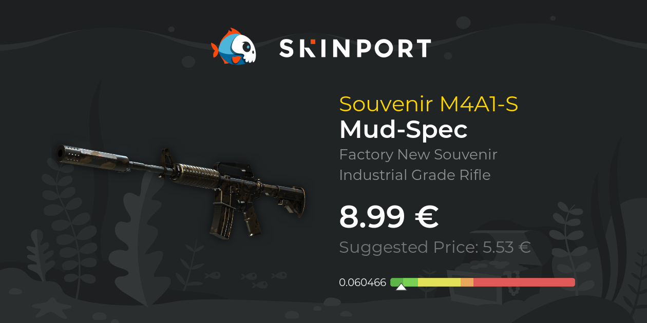 Souvenir M4A1-S | Mud-Spec (Factory New) - Counter-Strike 2 - Skinport