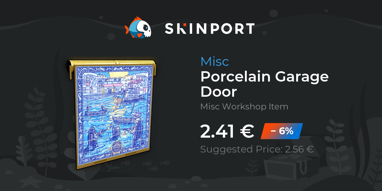 Porcelain Garage Door - Rust - Skinport