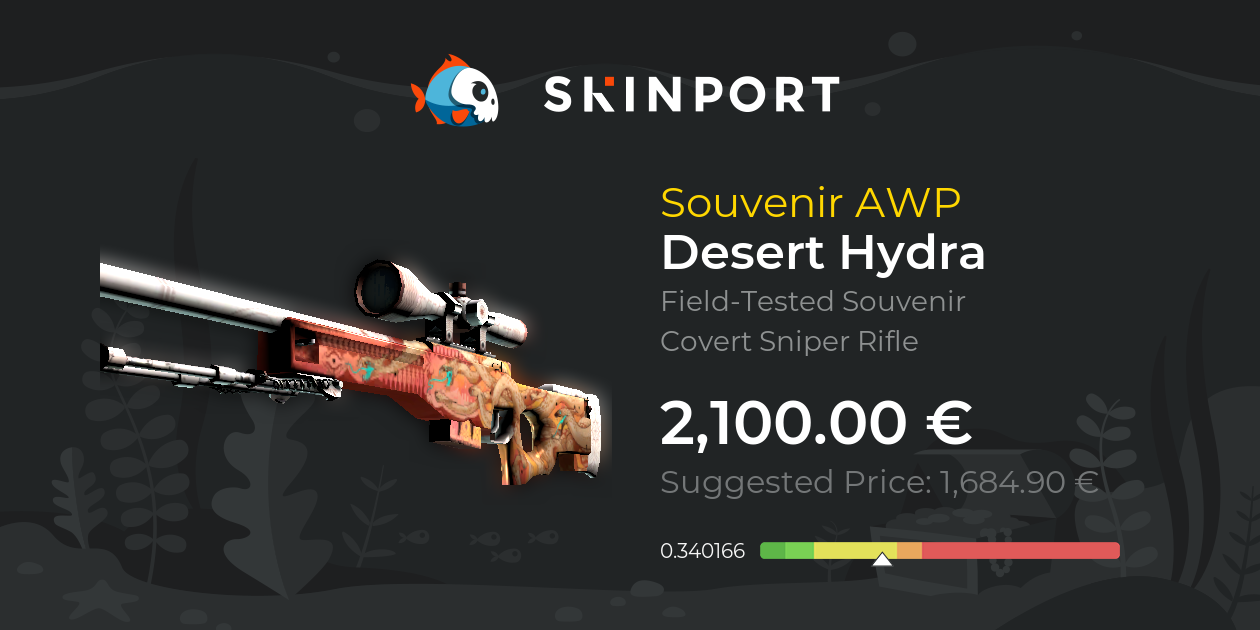 Souvenir AWP Desert Hydra (FieldTested) CSGO Skinport