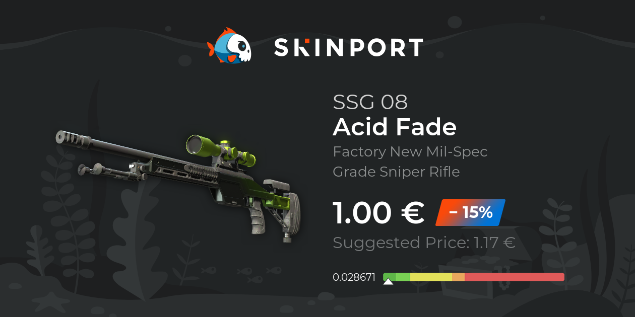 SSG 08 | Acid Fade (Factory New) - Counter-Strike 2 - Skinport