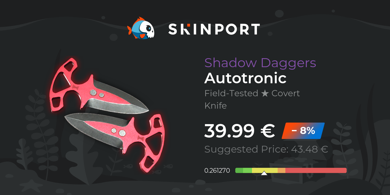 Shadow Daggers | Autotronic (Field-Tested) - Counter-Strike 2 - Skinport