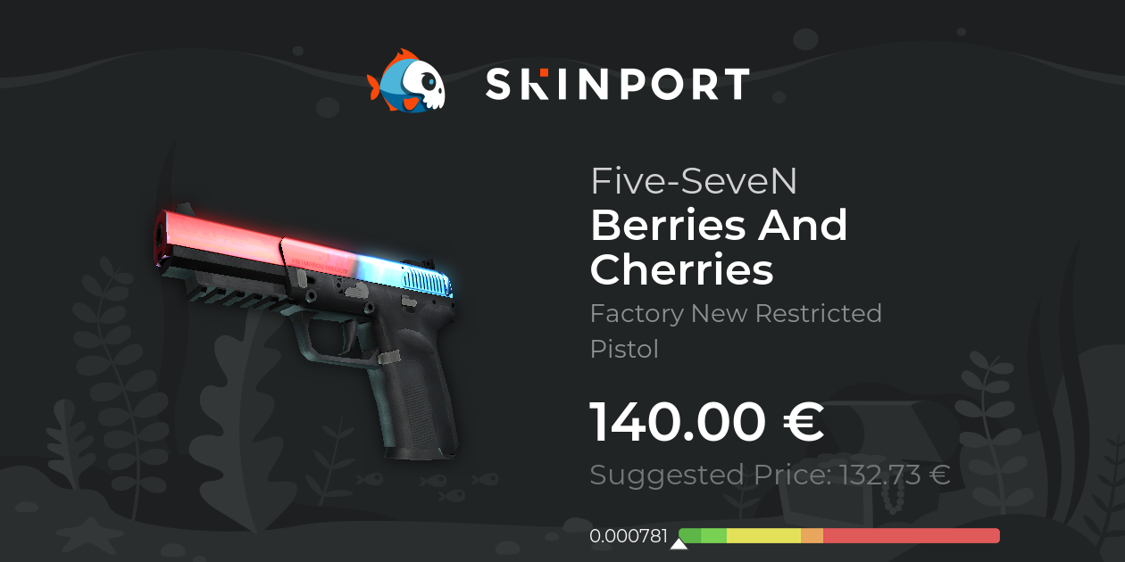 FiveSeveN Berries And Cherries (Factory New) CSGO Skinport