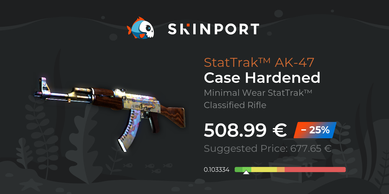 AK-47 (StatTrak™) | Einsatzgehärtet (Minimale Gebrauchsspuren ...