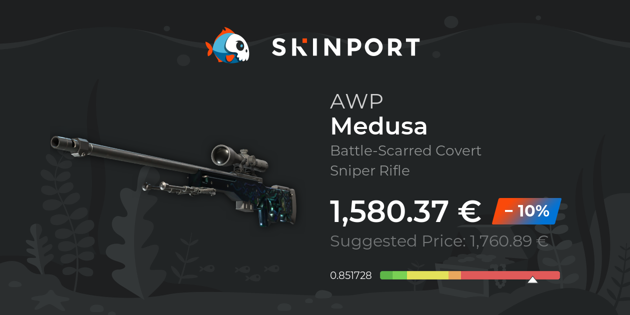 AWP | Medusa (Battle-Scarred) - Counter-Strike 2 - Skinport