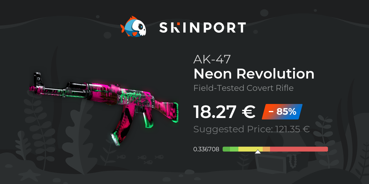 AK-47 | Neon Revolution (Field-Tested) - CS:GO - Skinport