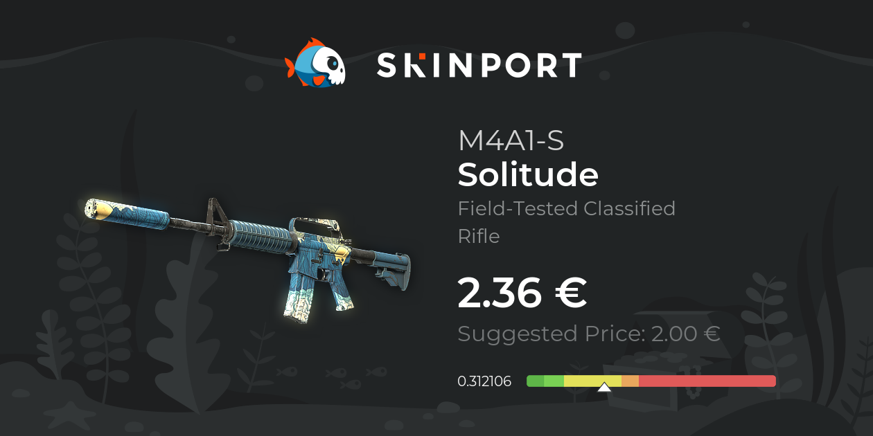 M4A1-S | Solitude (Field-Tested) - Counter-Strike 2 - Skinport