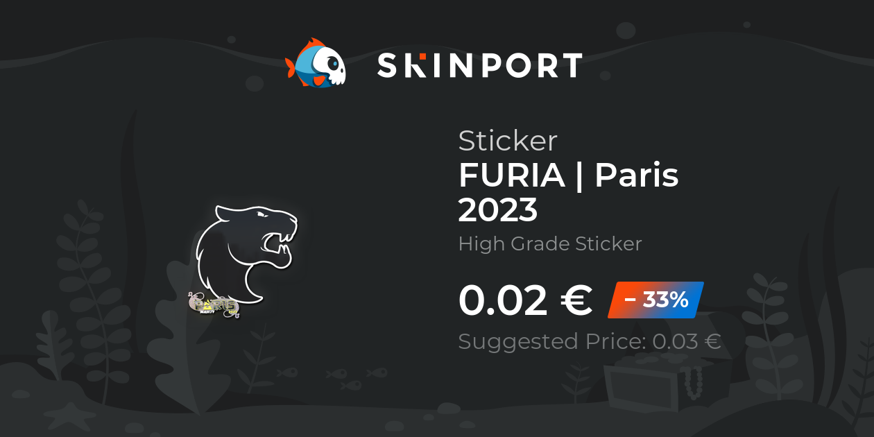 Sticker | FURIA | Paris 2023 - Counter-Strike 2 - Skinport