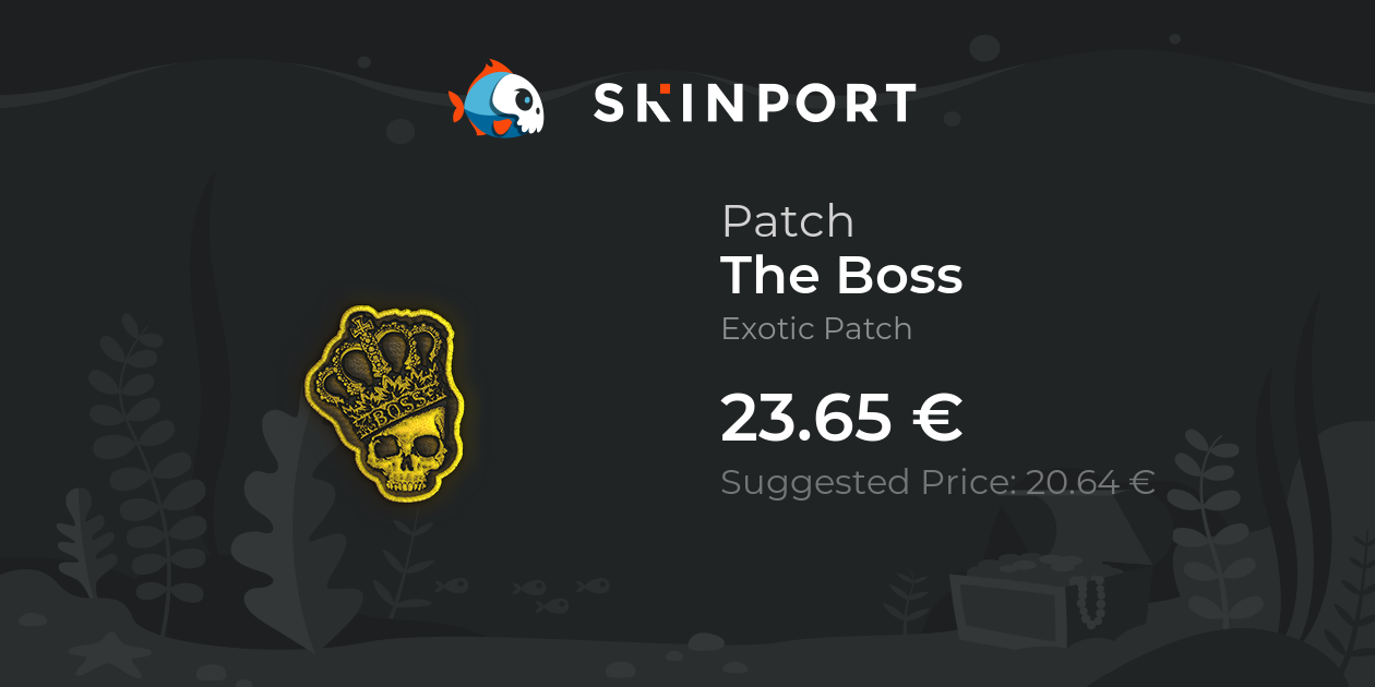 Patch | The Boss - Counter-Strike 2 - Skinport