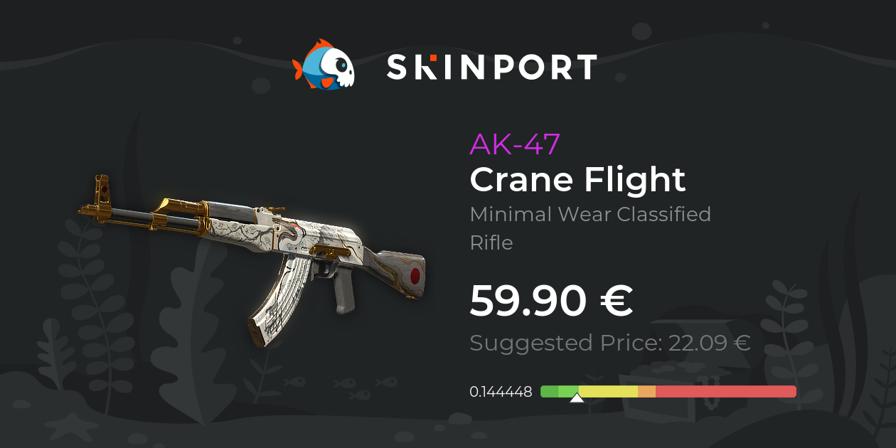 AK-47 | Crane Flight (Minimal Wear) - Counter-Strike 2 - Skinport