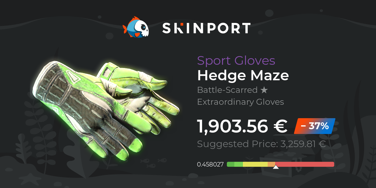Sport Gloves Hedge Maze (BattleScarred) CounterStrike 2 Skinport