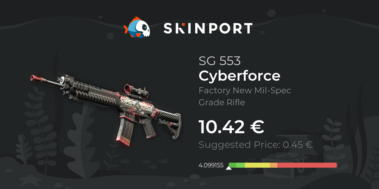 SG 553 | Cyberforce (Factory New) - Counter-Strike 2 - Skinport