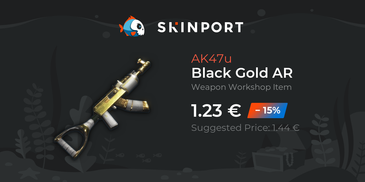 Black Gold AR Rust Skinport