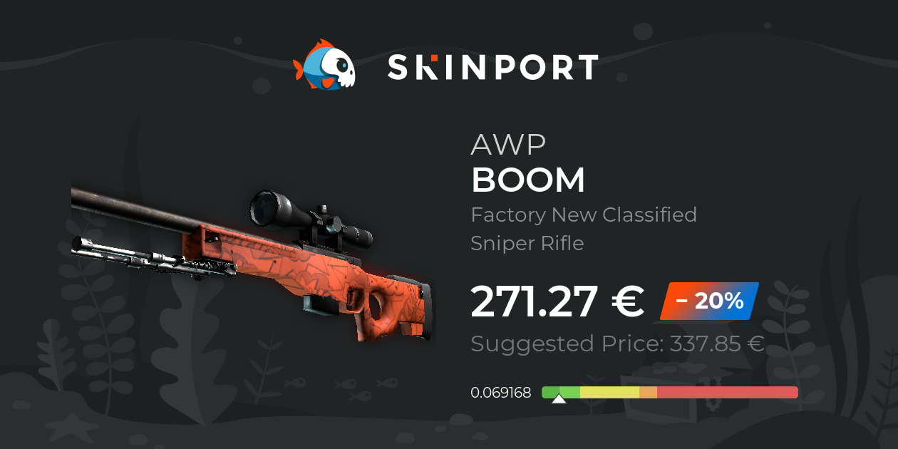 AWP  BOOM (Factory New) - Counter-Strike 2 - Skinport