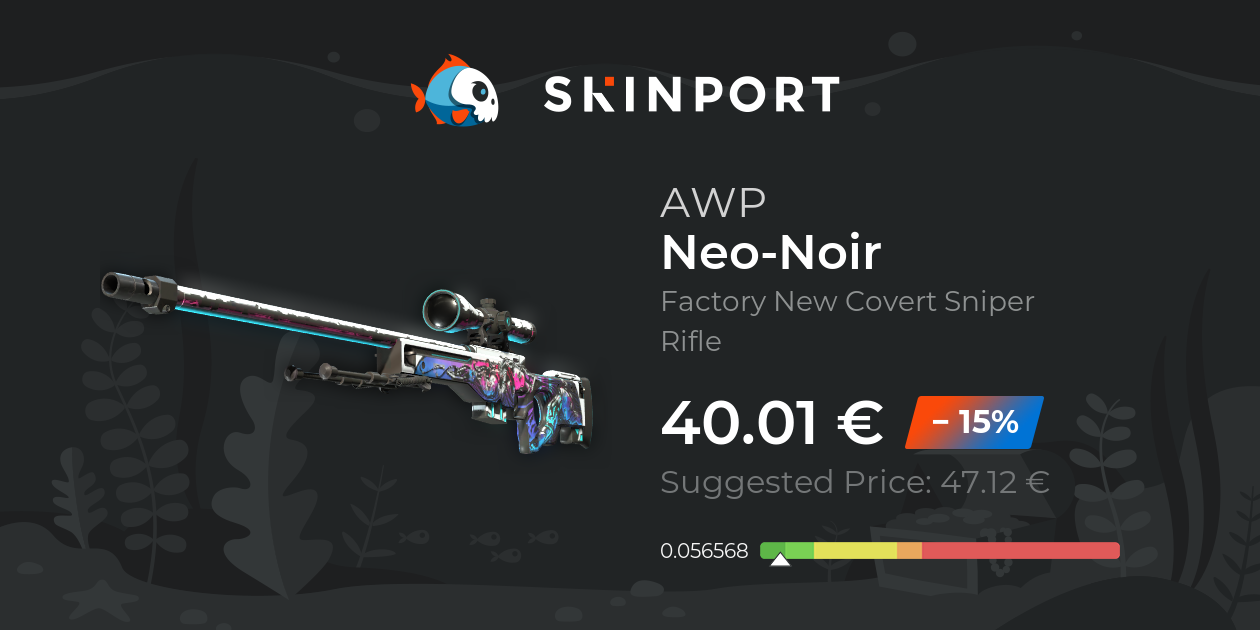 AWP | Neo-Noir (Factory New) - Counter-Strike 2 - Skinport