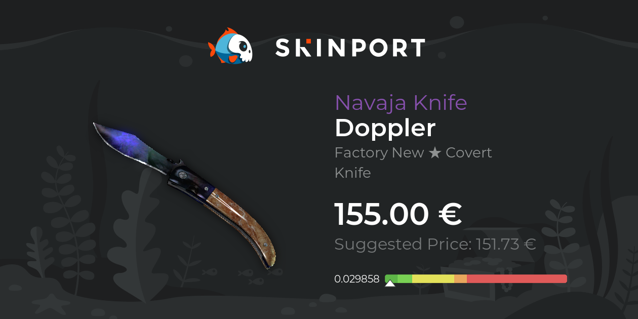 Navaja Knife Doppler (Factory New) CounterStrike 2 Skinport