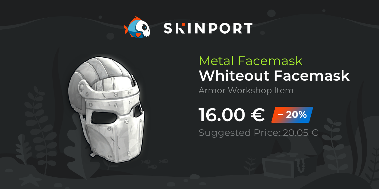 Whiteout Facemask Rust Skinport