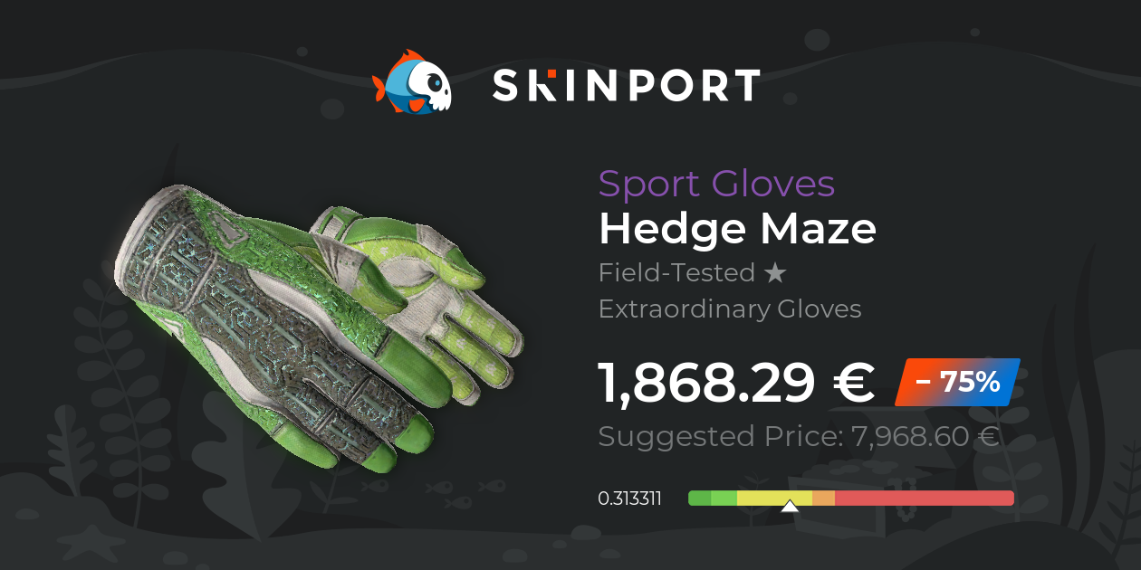 Sport Gloves Hedge Maze (FieldTested) CounterStrike 2 Skinport