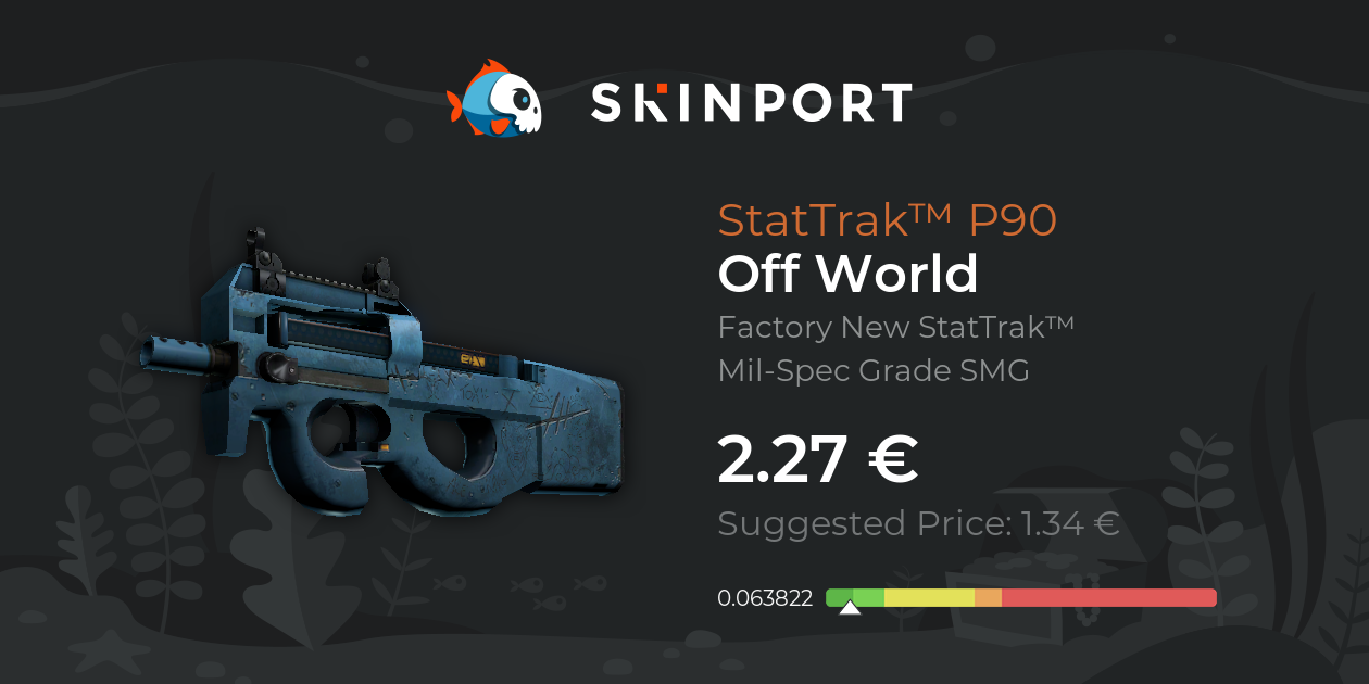 StatTrak™ P90 | Off World (Factory New) - CS2 - Skinport