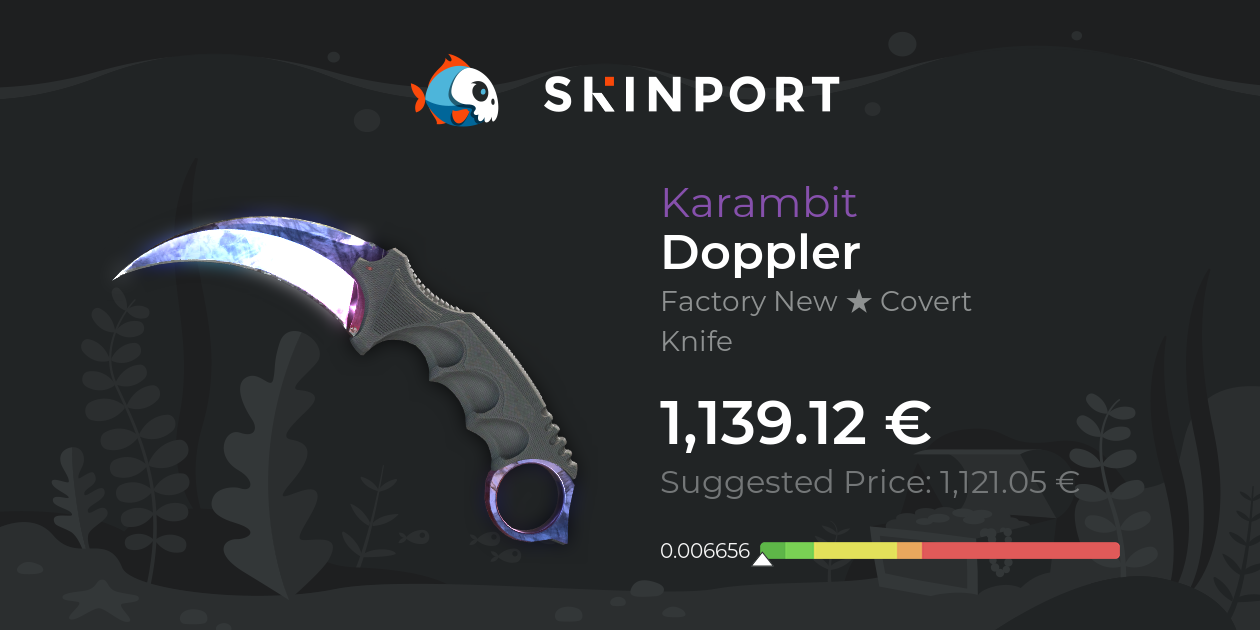 Karambit | Doppler (Factory New) - Counter-Strike 2 - Skinport