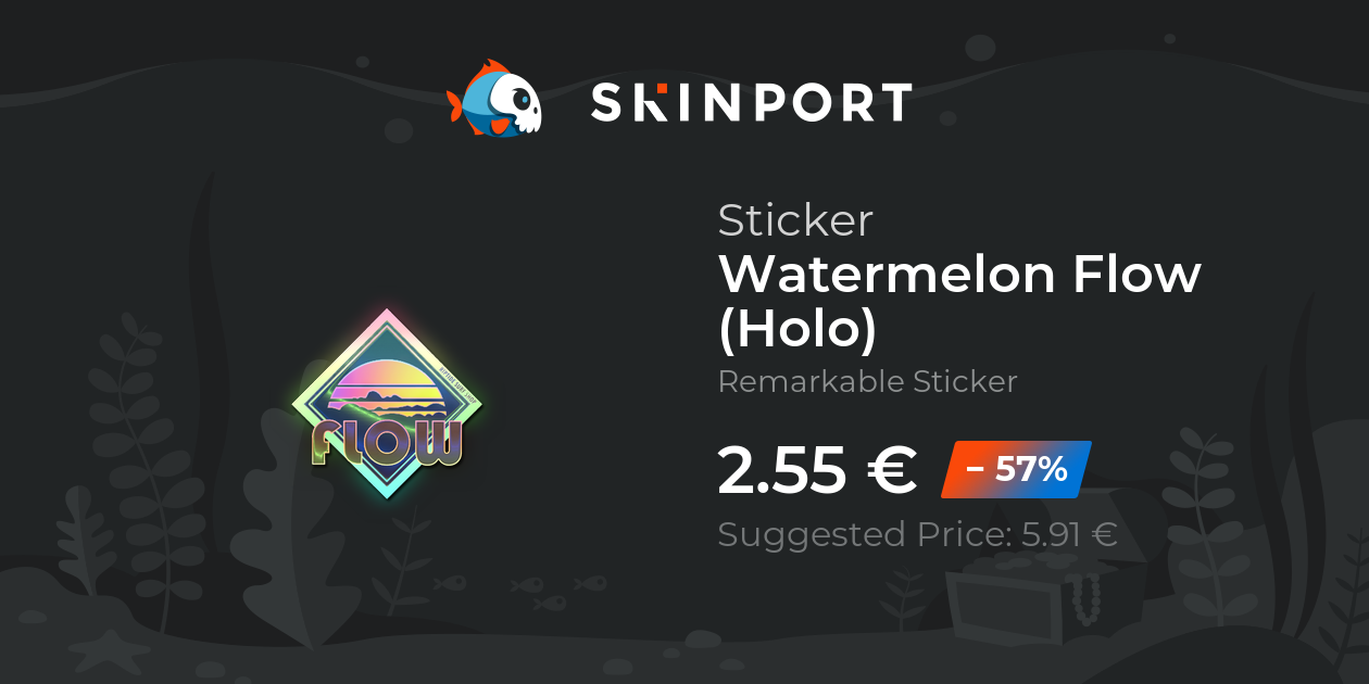 Sticker | Watermelon Flow (Holo) - Counter-Strike 2 - Skinport