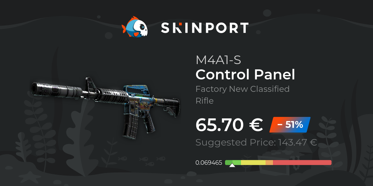 M4A1-S | Control Panel (Factory New) - CS2 - Skinport
