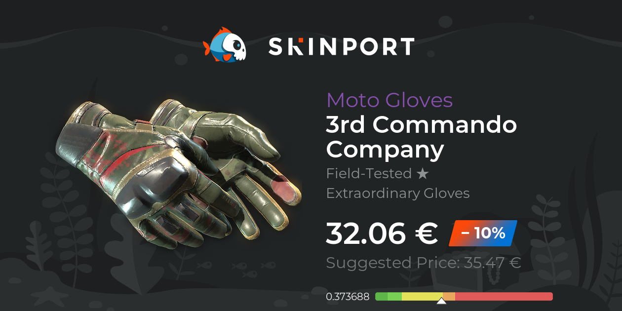 Moto Gloves | 3rd Commando Company (Field-Tested) - Counter-Strike 2 ...