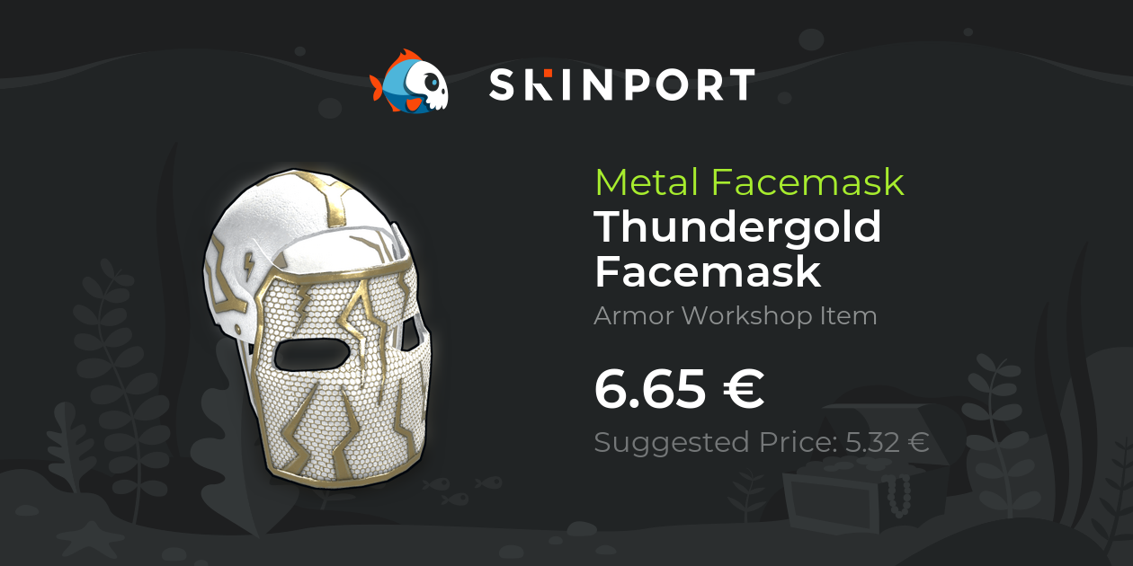 Thundergold Facemask - Rust - Skinport