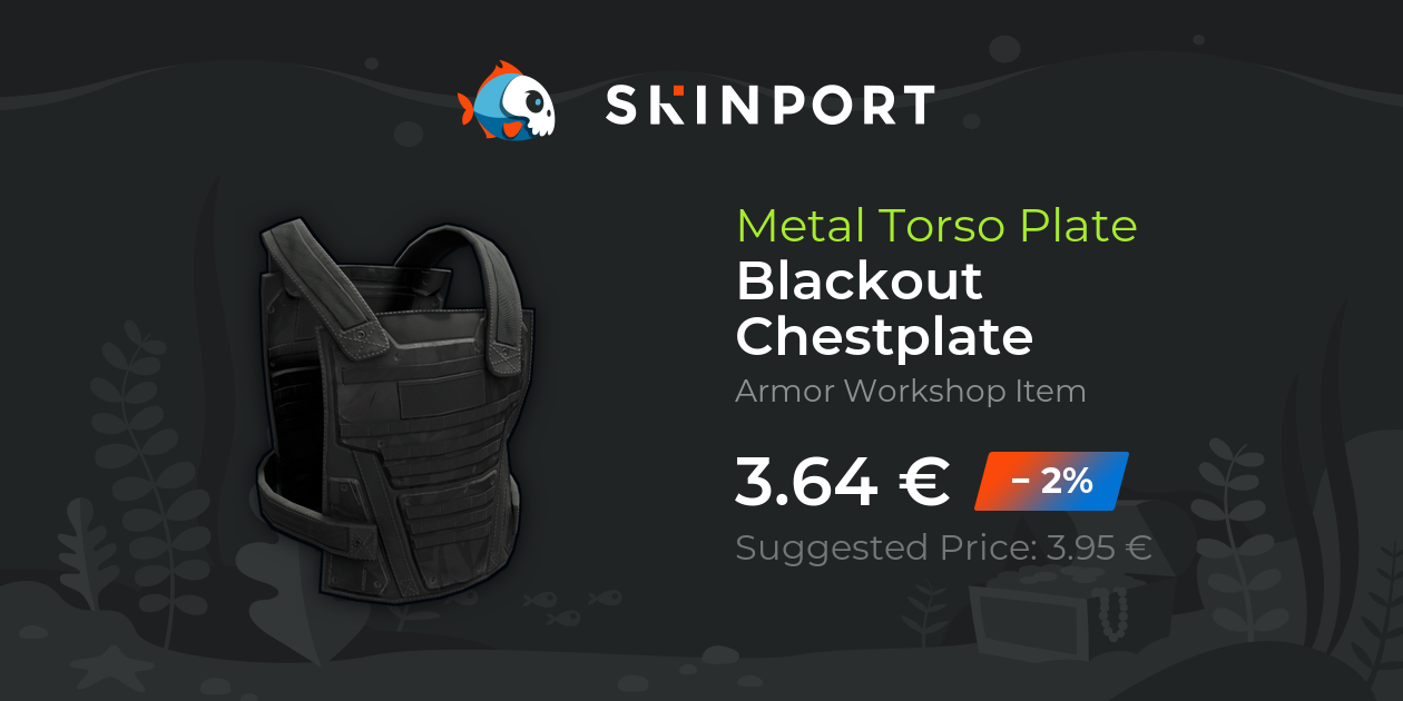 Blackout Chestplate Rust Skinport