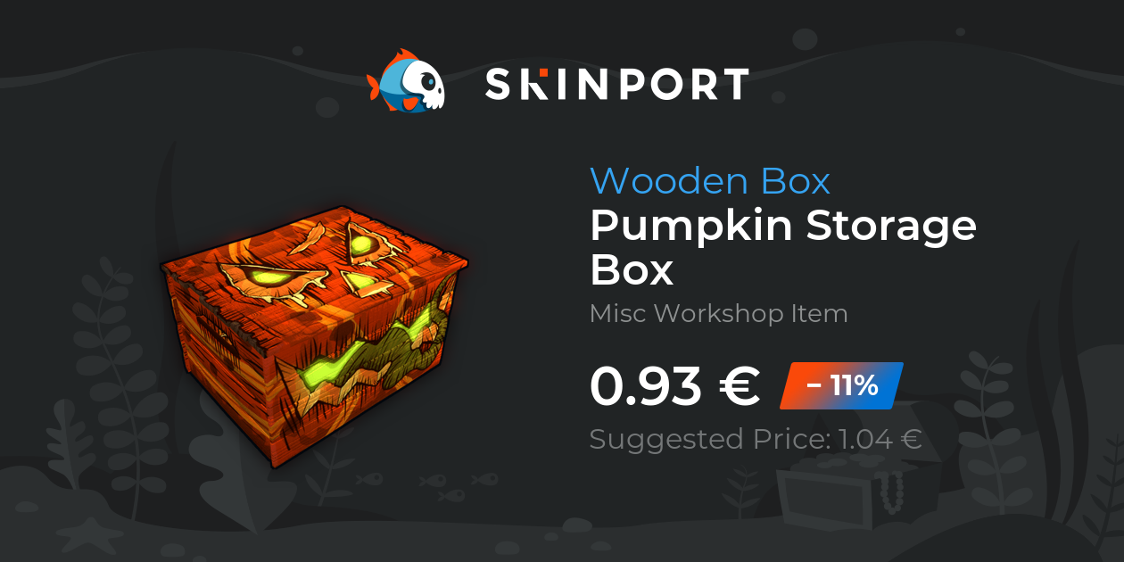 Pumpkin Storage Box - Rust - Skinport