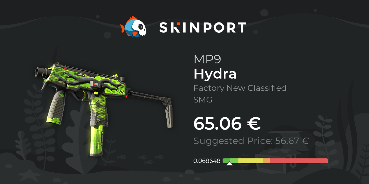 MP9 | Hydra (Factory New) - Counter-Strike 2 - Skinport