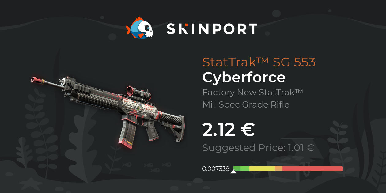 StatTrak™ SG 553 | Cyberforce (Factory New) - Counter-Strike 2 - Skinport