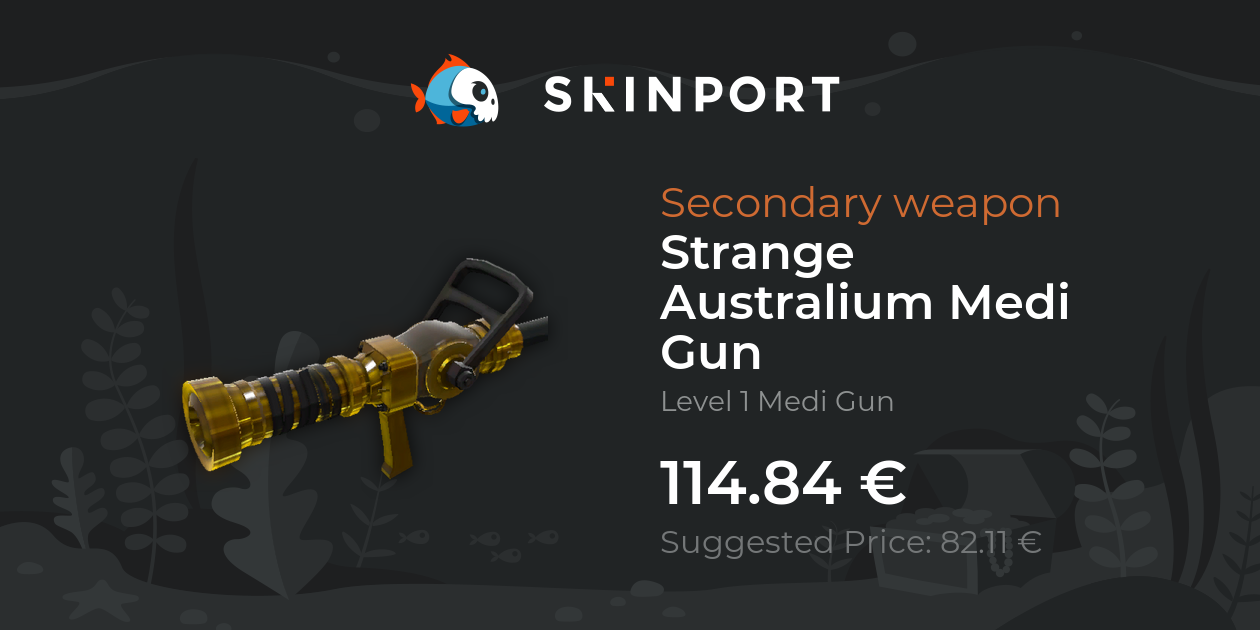 Strange Australium Medi Gun - Team Fortress 2 - Skinport