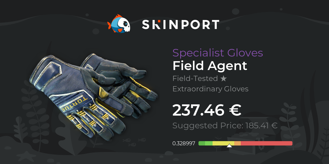 Specialist Gloves Field Agent (FieldTested) CounterStrike 2