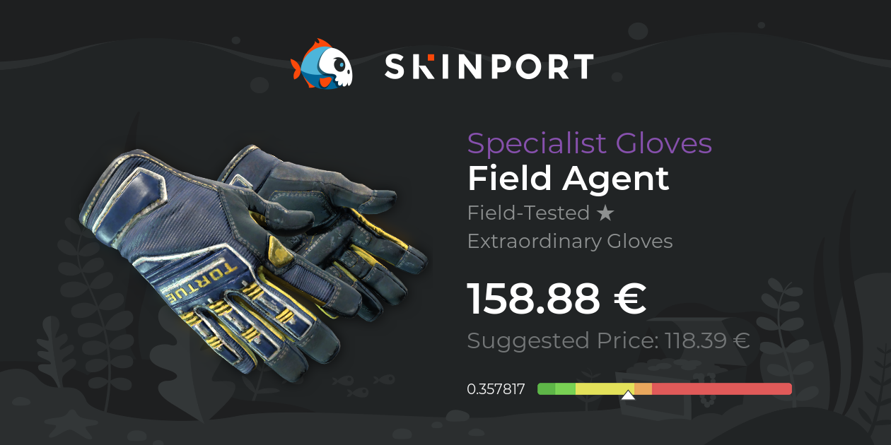 Specialist Gloves | Field Agent (Field-Tested) - Counter-Strike 2 ...