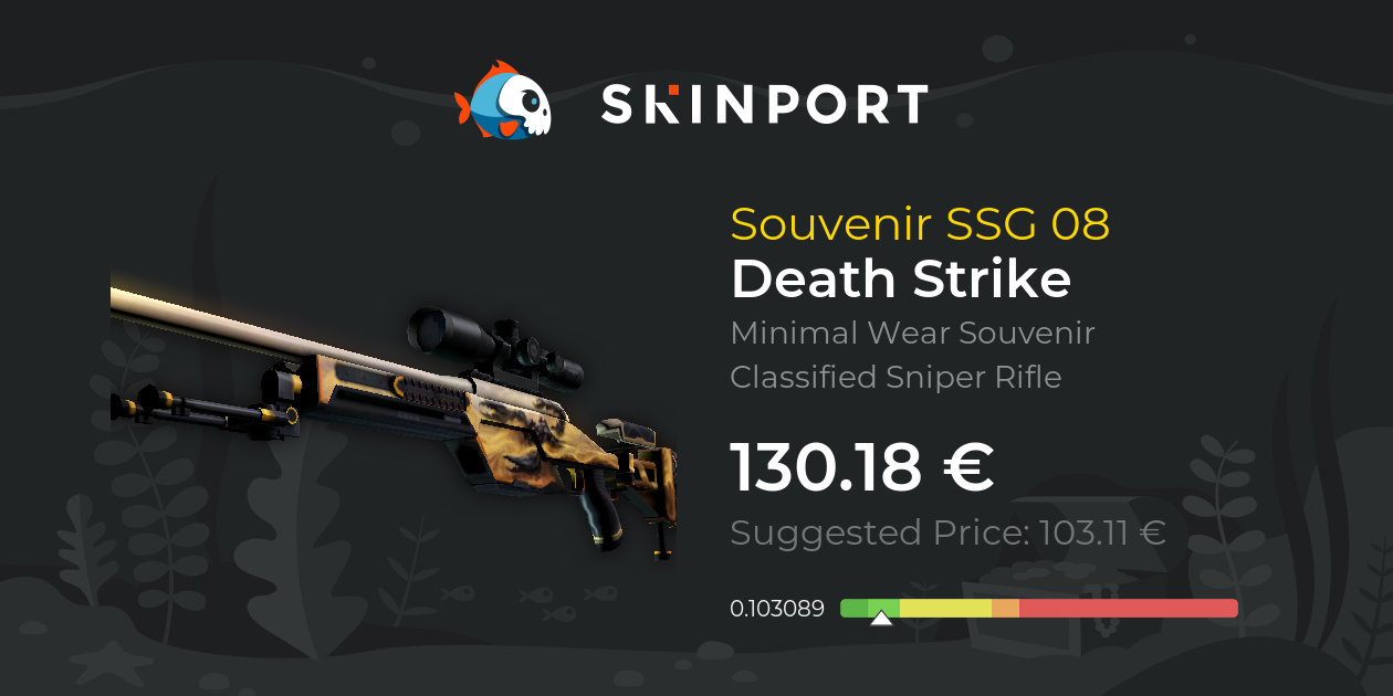 Souvenir SSG 08 | Death Strike (Minimal Wear) - CS:GO - Skinport