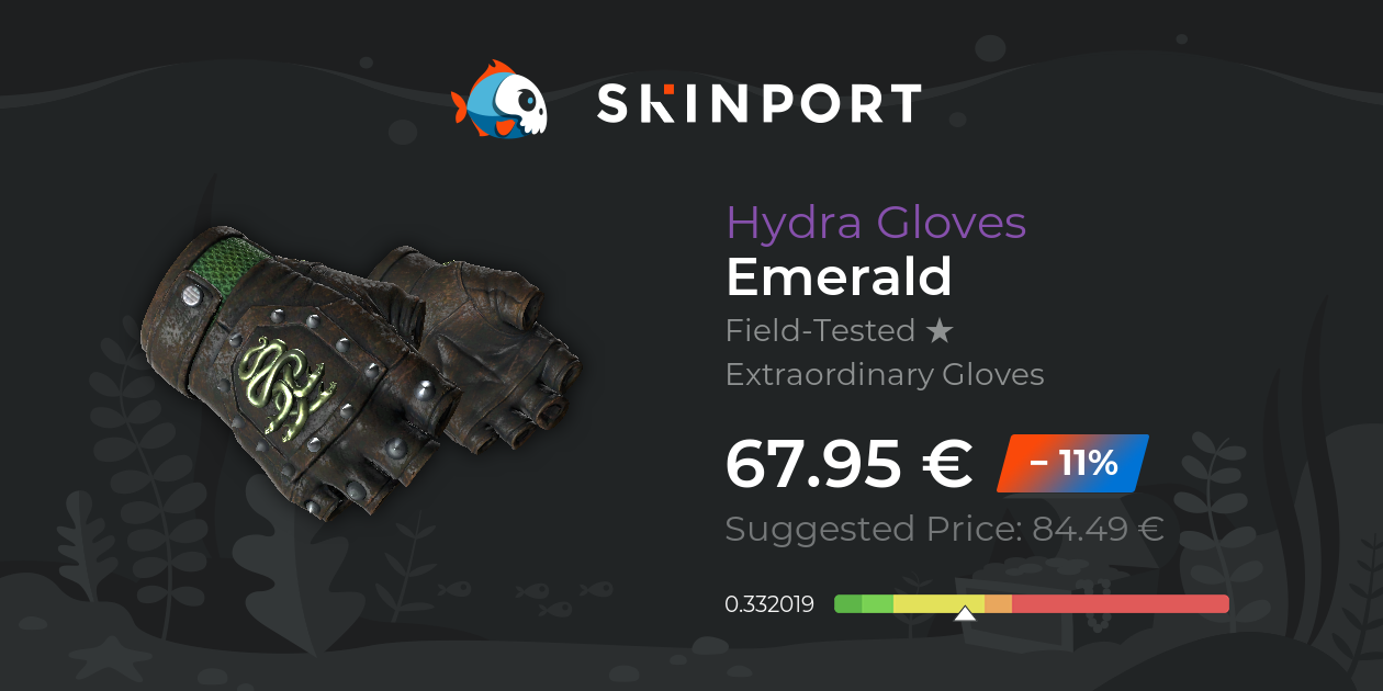 Hydra Gloves Emerald (FieldTested) CSGO Skinport