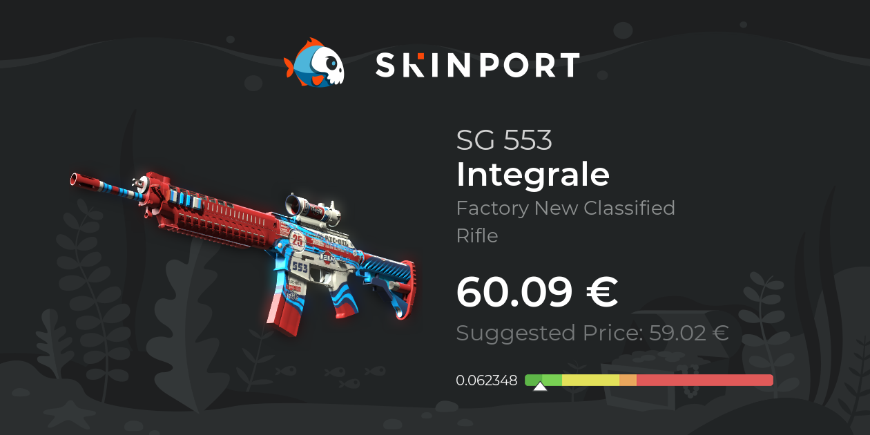 SG 553 | Integrale (Factory New) - Counter-Strike 2 - Skinport