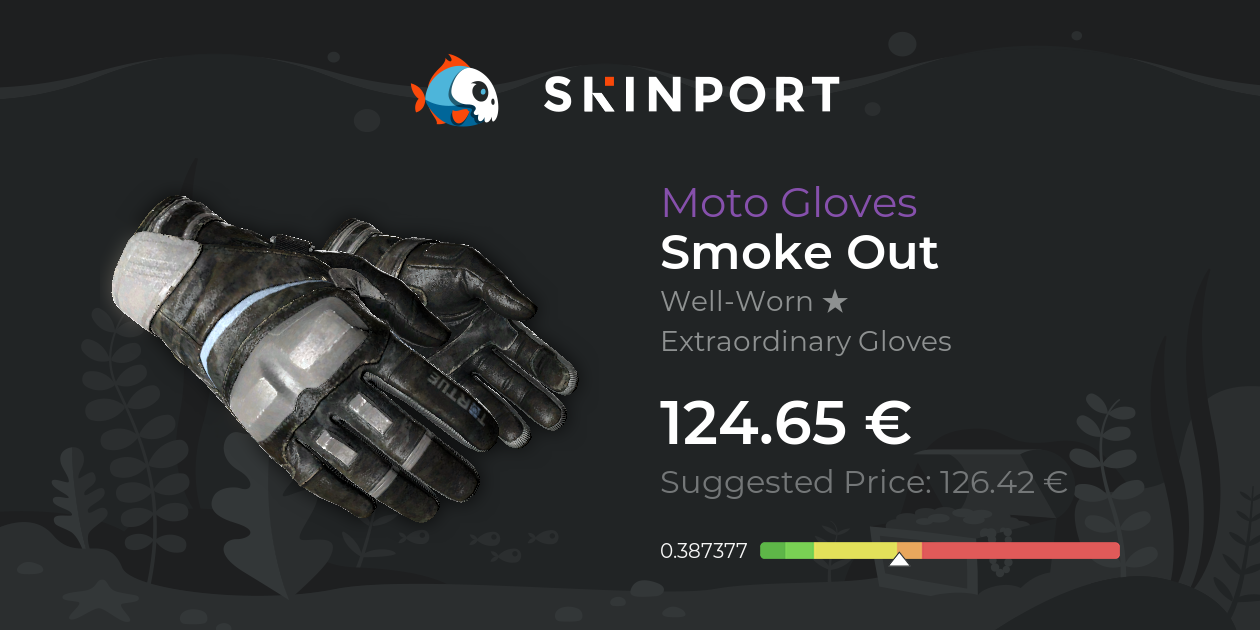 Moto Gloves Smoke Out (WellWorn) CounterStrike 2 Skinport