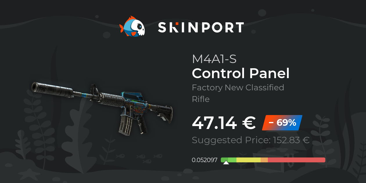 M4A1-S | Control Panel (Factory New) - Counter-Strike 2 - Skinport