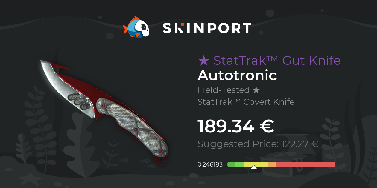 StatTrak™ Gut Knife Autotronic (FieldTested) CounterStrike 2