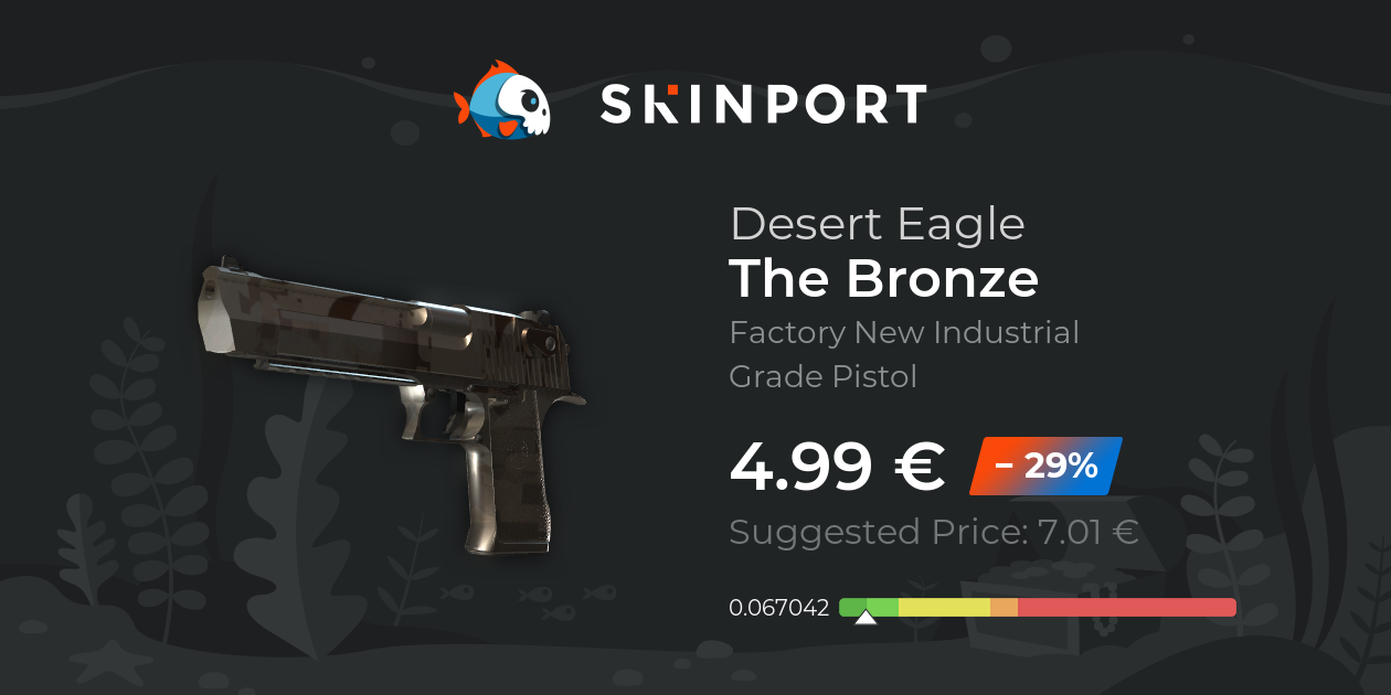 Desert Eagle | The Bronze (Factory New) - Counter-Strike 2 - Skinport