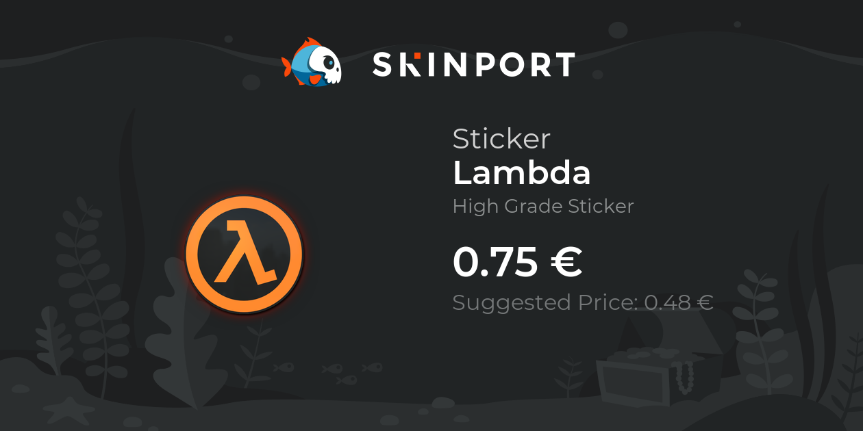 Lambda Holo Sticker | Postcard