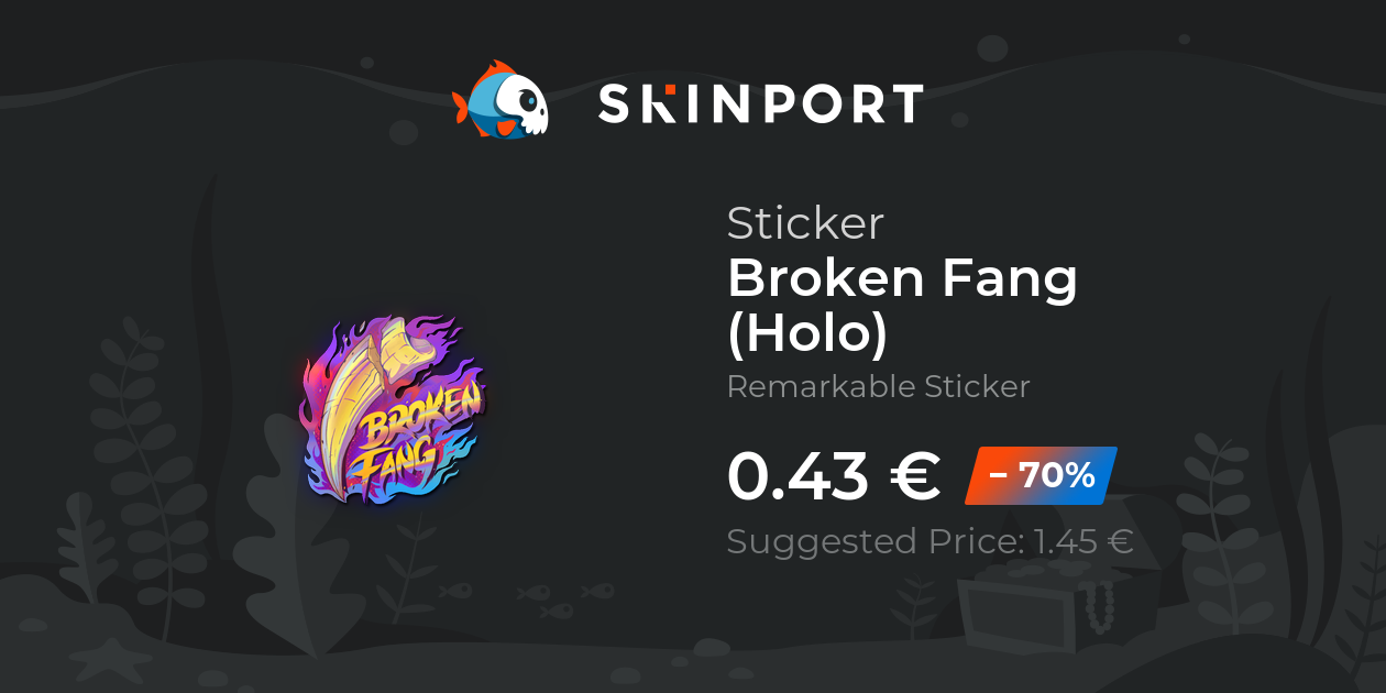 Sticker | Broken Fang (Holo) - Counter-Strike 2 - Skinport