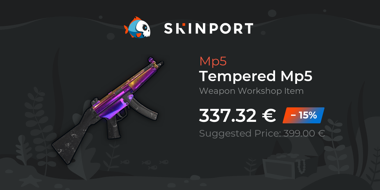 Tempered Mp5 - Rust - Skinport