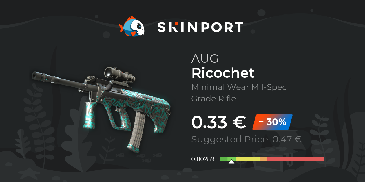 AUG | Ricochet (Minimal Wear) - Counter-Strike 2 - Skinport