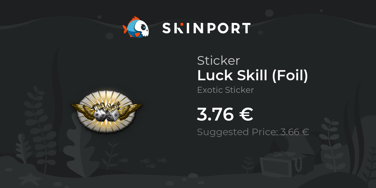 Sticker | Luck Skill (Foil) - Counter-Strike 2 - Skinport