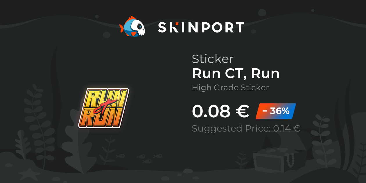 Sticker | Run CT, Run - Counter-Strike 2 - Skinport