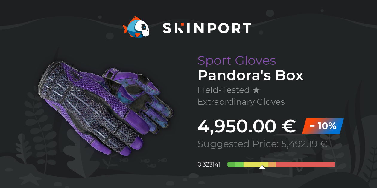 Vejrtrækning dinosaurus svært ☆ Sport Gloves | Pandora's Box (Field-Tested) - CS:GO - Skinport