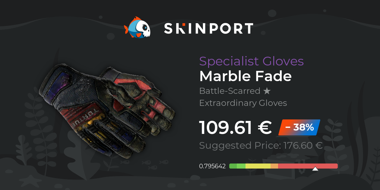 Specialist Gloves | Marble Fade (Battle-Scarred) - Counter-Strike 2 ...